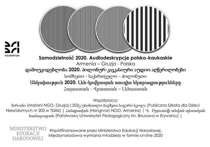 Samodzielność 2020. Audiodeskrypcje polsko-kaukaskie